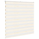 Vidaxl Zebra Rouleau aveugle 145x100 cm Largeur de poussière 140,9 cm Marmerbeige