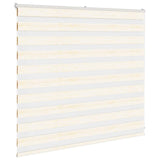 Vidaxl Zebra Roller Blind 160x100 cm Støvbredde 155,9 cm Marmerbeige