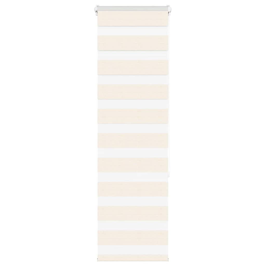 VidaXL Zebrarollo 45x150 cm Stoffbreite 40,9 cm Polyester Marmor Beige