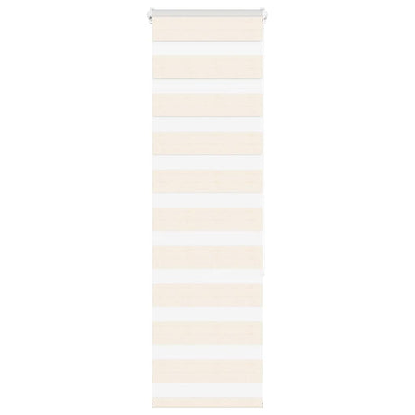 VidaXL Zebrarollo 45x150 cm Stoffbreite 40,9 cm Polyester Marmor Beige
