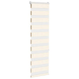 Vidaxl zebra blind 45x150 cm stofbreedte 40,9 cm polyester marmerbeige