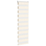 VidaXL Zebrarollo 45x150 cm Stoffbreite 40,9 cm Polyester Marmor Beige