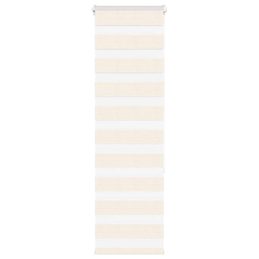 Vidaxl Zebra aveugle 50x150 cm Largeur de poussière 55,9 cm Marmerbeige en polyester