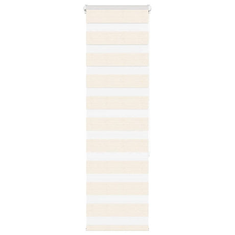 VidaXL Zebrarollo 50x150 cm Stoffbreite 55,9 cm Polyester Marmor Beige