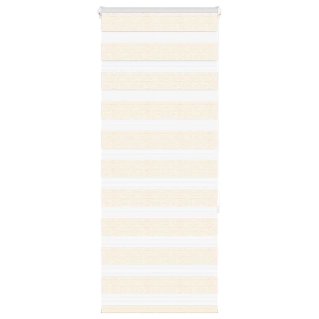 VidaXL Zebrarollo 60x150 cm Stoffbreite 55,9 cm Polyester Marmor Beige