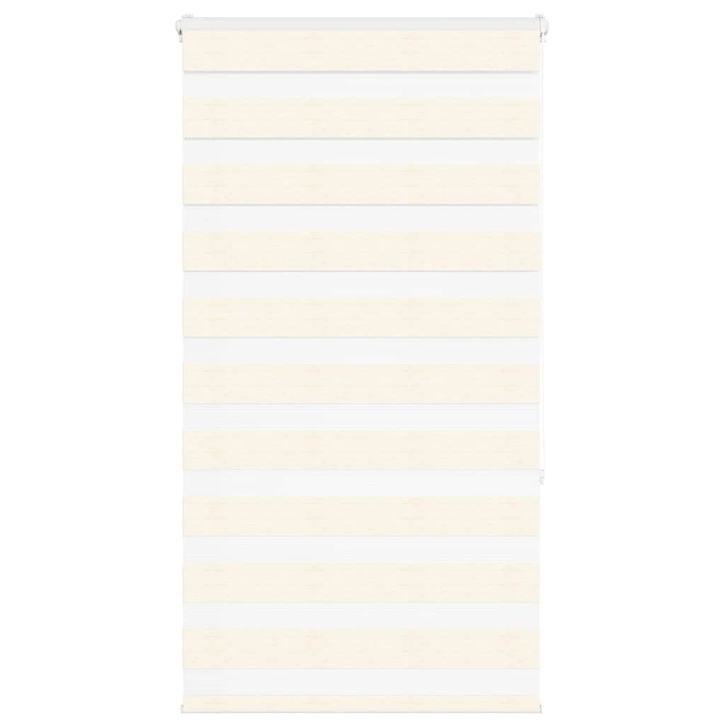 Vidaxl Zebra Roller Blind 75x150 cm Szerokość pyłu 70,9 cm marmerbeige