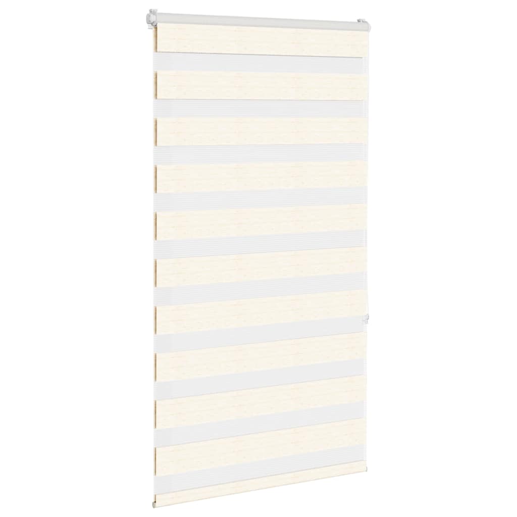 Vidaxl Zebra Roller Blind 75x150 cm Szerokość pyłu 70,9 cm marmerbeige