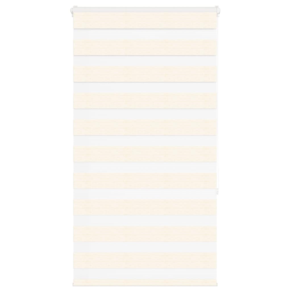 Vidaxl zebra blind 80x150 cm stofbreedte 75,9 cm polyester marmerbeige