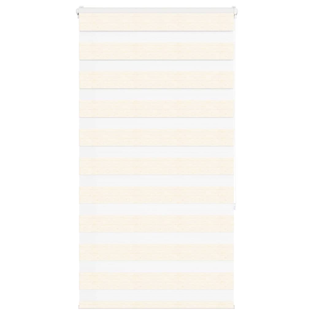 VidaXL Zebrarollo 80x150 cm Stoffbreite 75,9 cm Polyester Marmor Beige