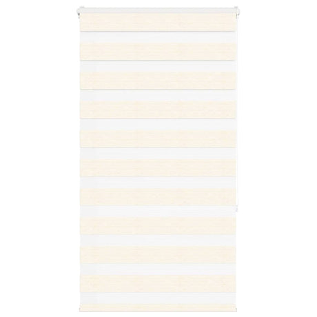 VidaXL Zebrarollo 80x150 cm Stoffbreite 75,9 cm Polyester Marmor Beige