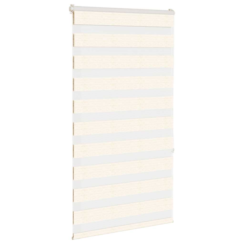 Vidaxl zebra blind 80x150 cm stofbreedte 75,9 cm polyester marmerbeige