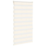 Vidaxl zebra blind 80x150 cm stofbreedte 75,9 cm polyester marmerbeige