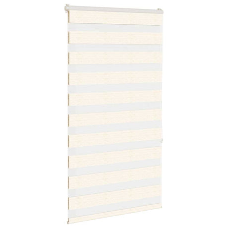 VidaXL Zebrarollo 80x150 cm Stoffbreite 75,9 cm Polyester Marmor Beige