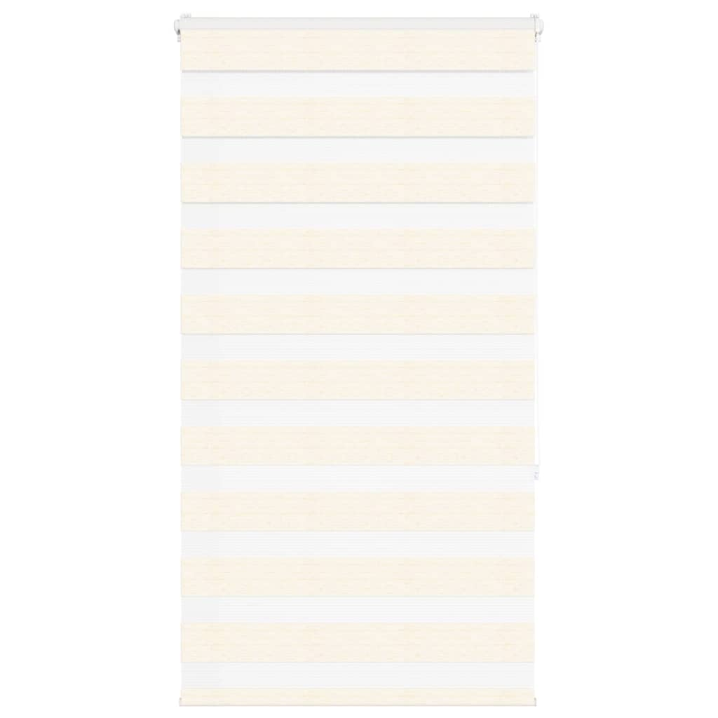 Vidaxl Zebra Roller Blind 90x150 cm Dammbredd 85,9 cm MARMERBEIGE