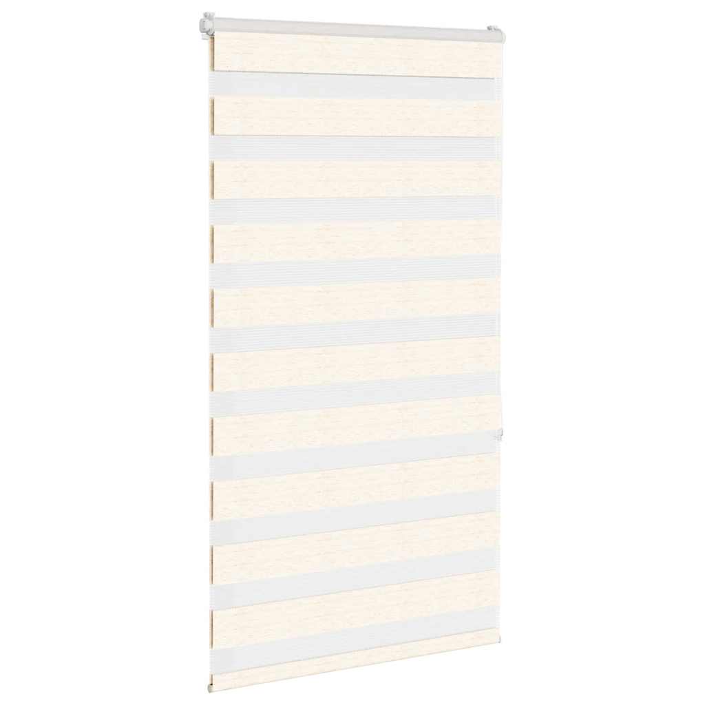 Vidaxl Zebra Roller Blind 90x150 cm Dammbredd 85,9 cm MARMERBEIGE