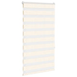 Vidaxl Zebra Roller Blind 90x150 cm Dammbredd 85,9 cm MARMERBEIGE