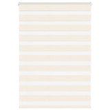 VidaXL Zebra-Rollo 95x150 cm Stoffbreite 90,9 cm Marmorbeige