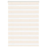 Vidaxl zebra rolgordijn 110x150 cm stofbreedte 105,9 cm marmerbeige