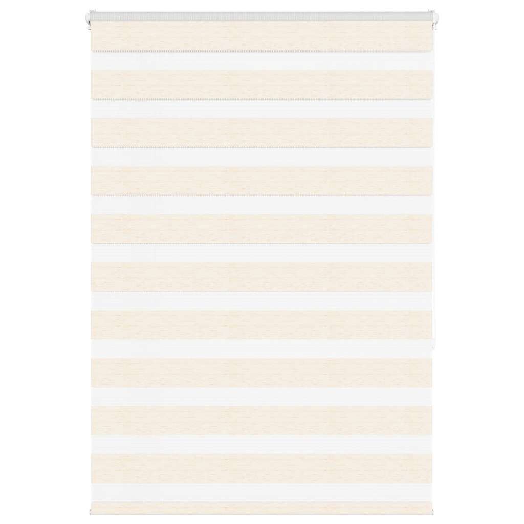 Vidaxl Zebra Roller Blind 115x150 cm Szerokość pyłu 110,9 cm marmerbeige