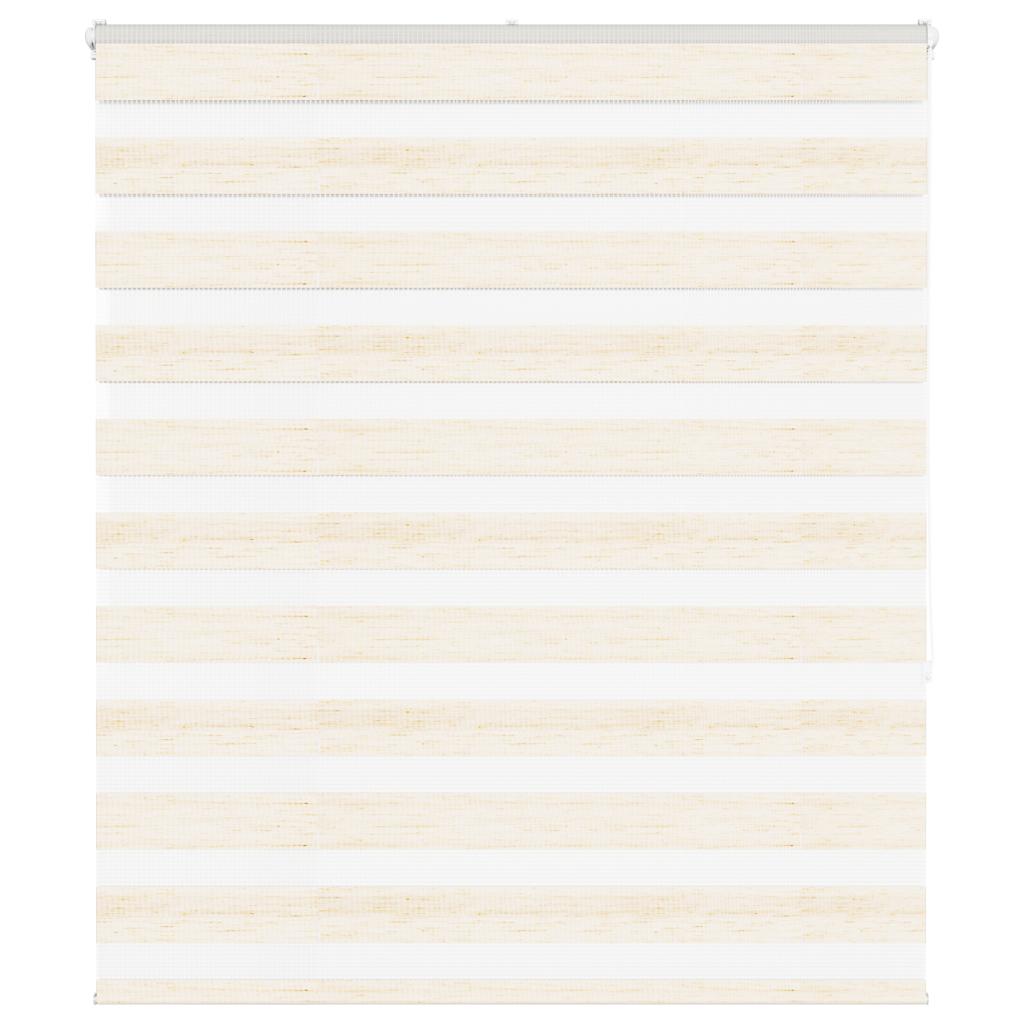 Vidaxl Zebra Roller Blind 120x150 cm Støvbredde 115,9 cm Marmerbeige