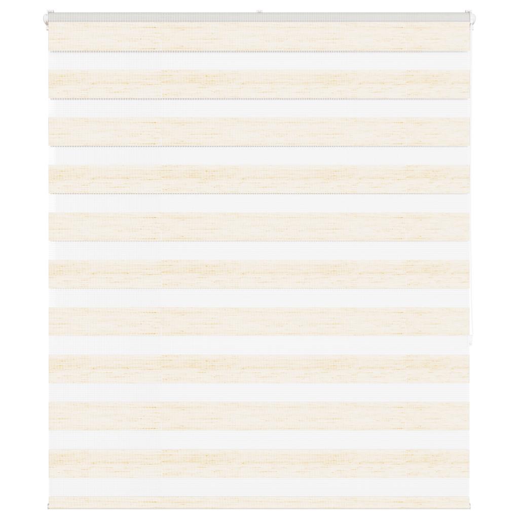 Vidaxl Zebra Roller Blind 105x150 cm de ancho de polvo de 100,9 cm marmerbeige