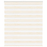 Vidaxl Zebra Roller Blind 105x150 cm Støvbredde 100,9 cm Marmerbeige