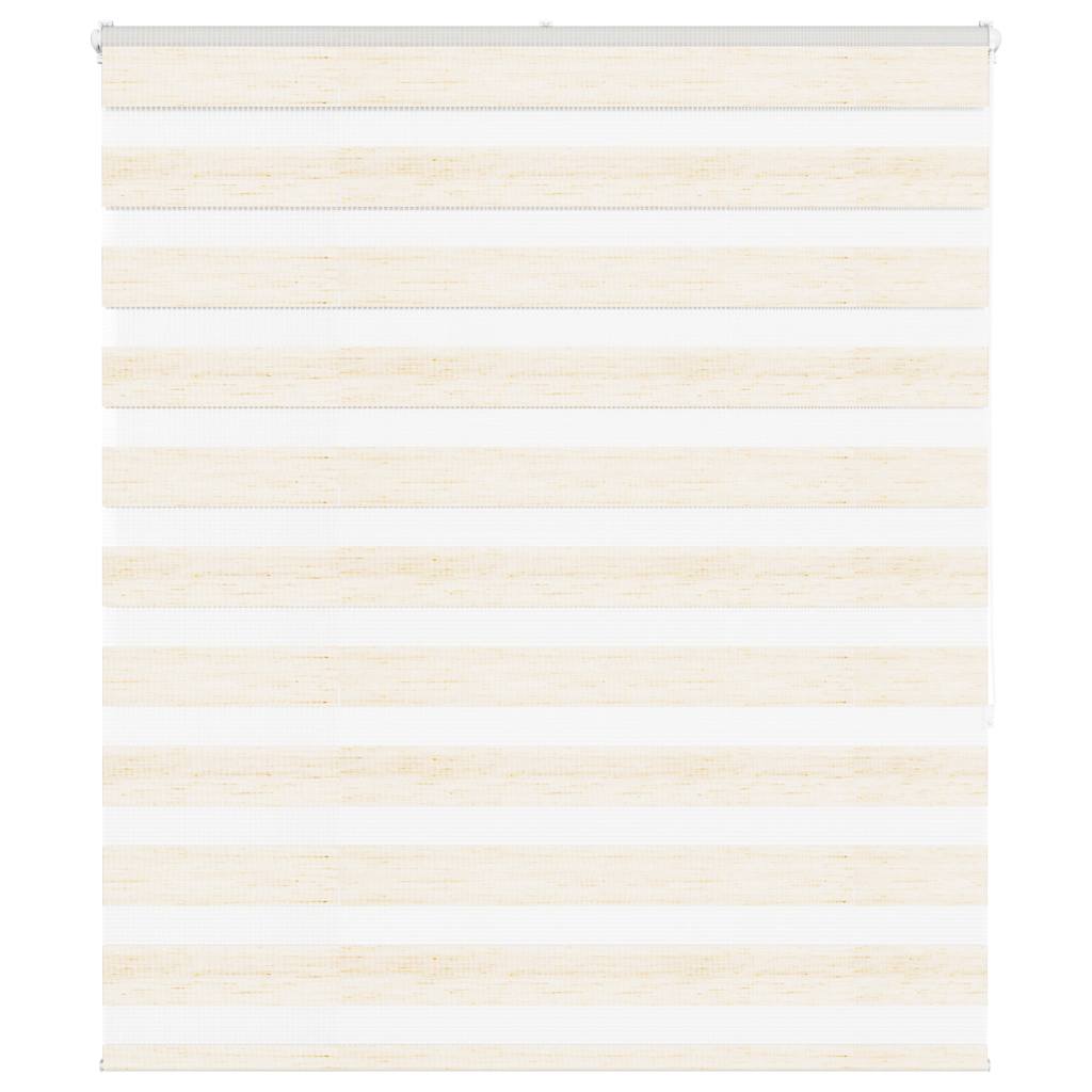 Vidaxx Zebra-Rollo 135x150 cm Stoffbreite 130,9 cm Marmorbeige