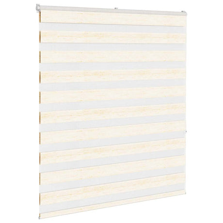 Vidaxx Zebra-Rollo 135x150 cm Stoffbreite 130,9 cm Marmorbeige