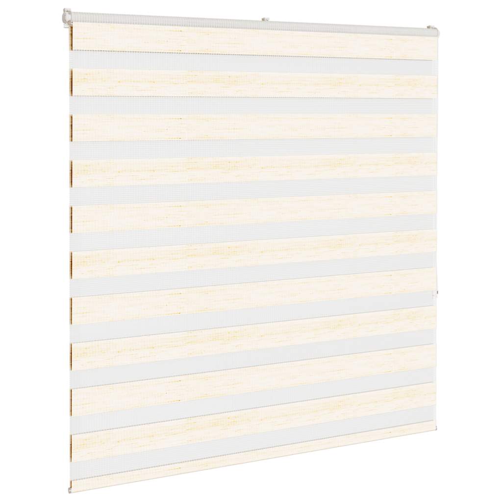 Vidaxl Zebra Roller Blind 150x150 cm Szerokość pyłu 145,9 cm marmerbeige