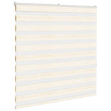 VidaXL Zebra-Rollo 150x150 cm Stoffbreite 145,9 cm Marmorbeige