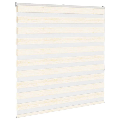 VidaXL Zebra-Rollo 150x150 cm Stoffbreite 145,9 cm Marmorbeige
