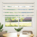 VidaXL Zebra-Rollo 165x150 cm Stoffbreite 160,9 cm Marmorbeige