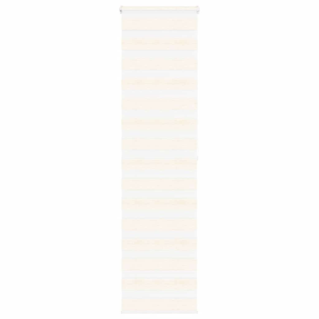 Vidaxl zebra rolgordijn 55x200 cm stofbreedte 50,9 cm marmerbeige