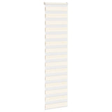 Vidaxl Zebra Roller Blind 60x200 cm Støvbredde Marmor Beige 55,9 cm