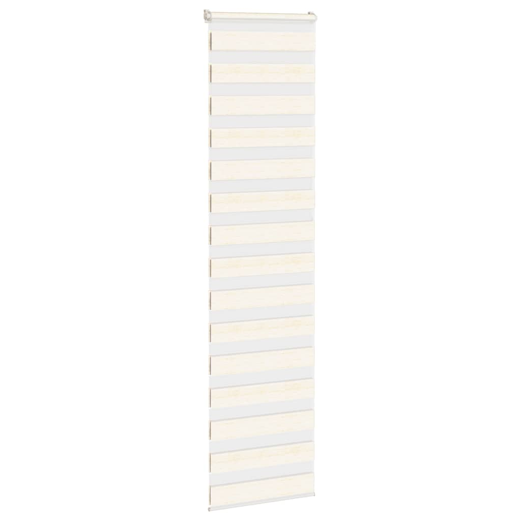 Vidaxl zebra rolgordijn 65x200 cm stofbreedte 60,9 cm marmerbeige