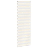 Vidaxl Zebra Roller Blind 75x200 cm Šířka prachu 70,9 cm Marmerbeige