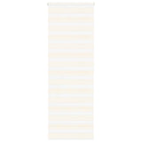 Vidaxl Zebra Roller Blind 85x200 cm Larghezza polvere 80,9 cm Marmerbeige