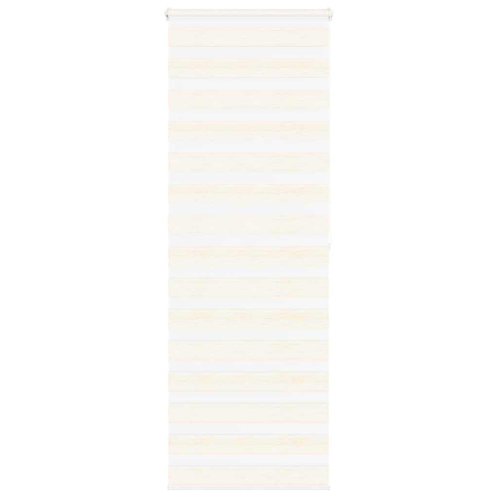 Vidaxl Zebra Roller Blind 90x200 cm Dammbredd 85,9 cm Marmerbeige