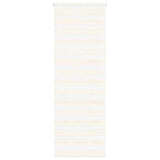 Vidaxl Zebra Roller Blind 90x200 cm Larghezza polvere 85,9 cm Marmerbeige