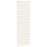 Vidaxl Zebra Roller Blind 90x200 cm Dammbredd 85,9 cm Marmerbeige