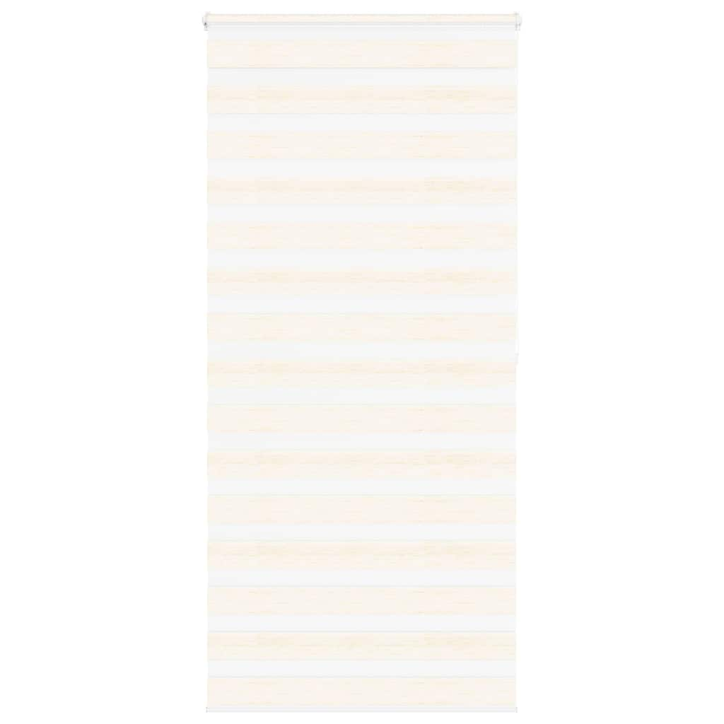 Vidaxl Zebra Roller Blind 95x200 cm Staubbreite 90,9 cm Marmerbeige