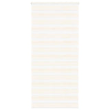 Vidaxl Zebra Roller Blind 105x200 cm de ancho de polvo de 100,9 cm marmerbeige