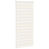 Vidaxl Zebra Rouleau aveugle 110x200 cm Largeur de poussière 105,9 cm Marmerbeige