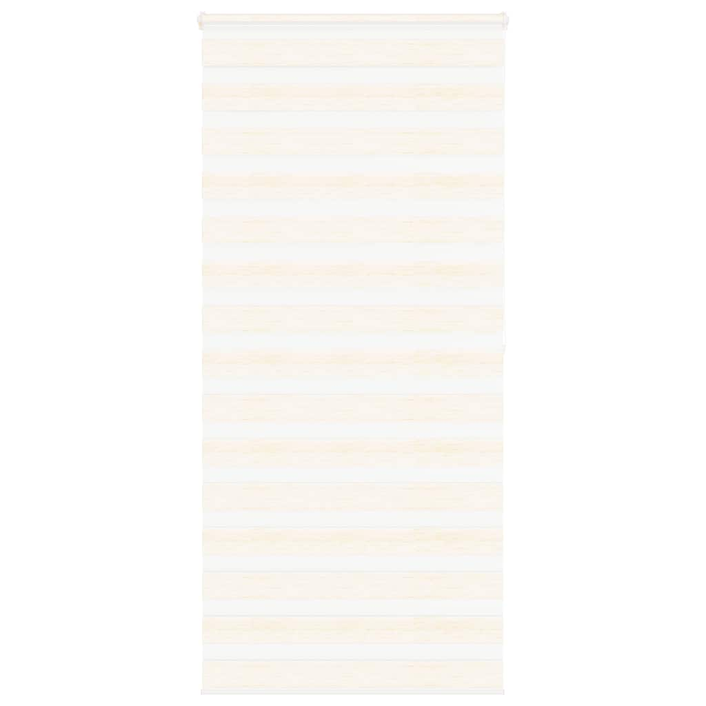 Vidaxl Zebra Rouleau aveugle 115x200 cm Largeur de poussière 110,9 cm Marmerbeige