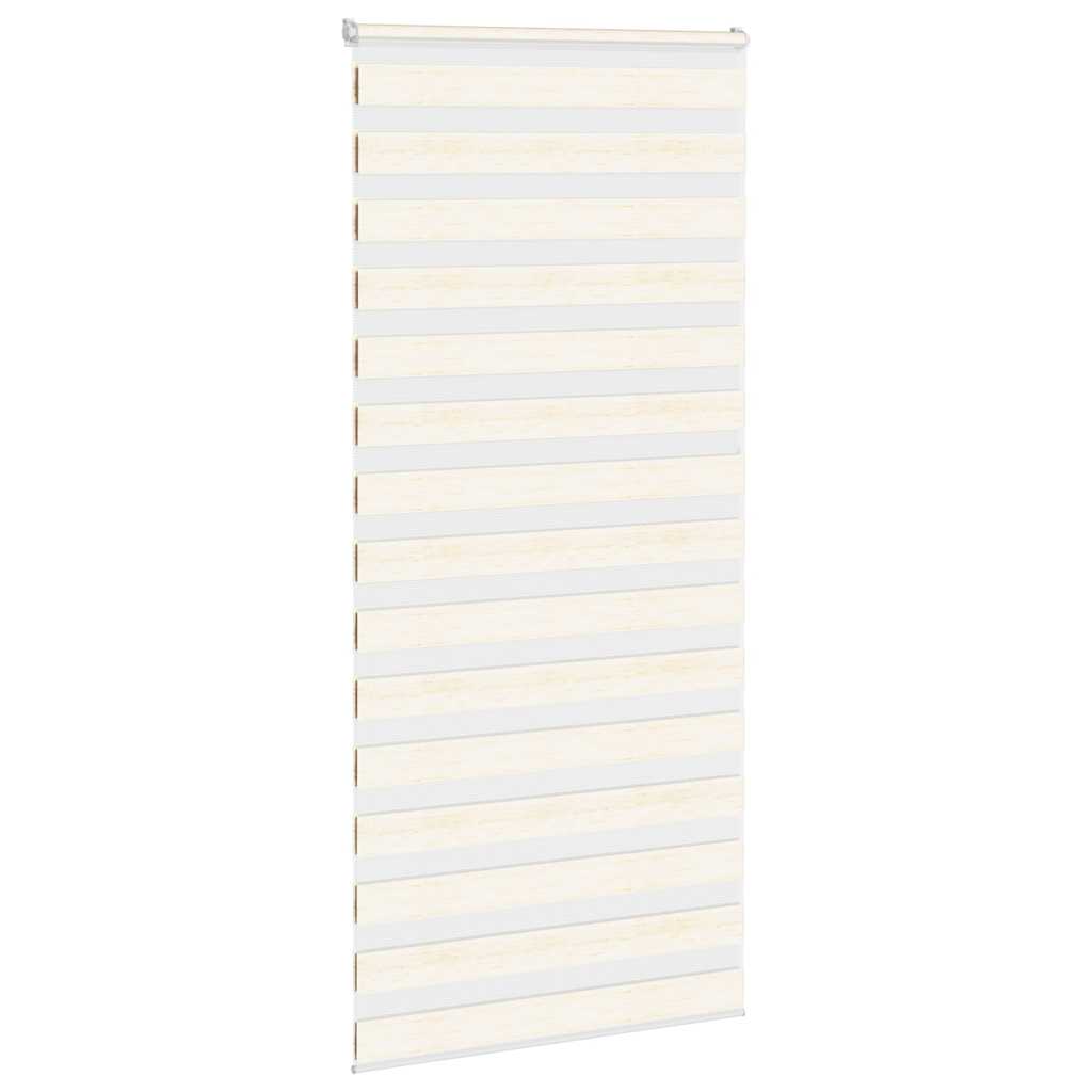 Vidaxx Zebra-Rollo 115x200 cm Stoffbreite 110,9 cm Marmorbeige