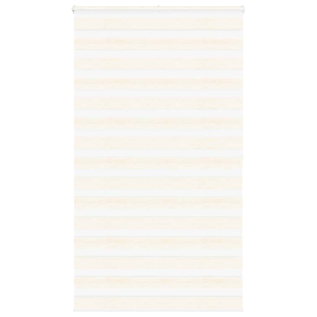 Vidaxl Zebra Roller Blind 120x200 cm Larghezza polvere 115,9 cm Marmerbeige