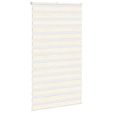 Vidaxl Zebra Roller Blind 125x200 cm Stofbredde 120,9 cm Marmerbeige