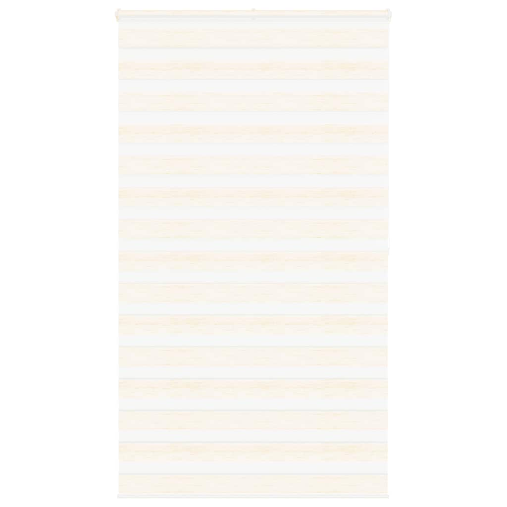 Vidaxl Zebra Roller Blind 130x200 cm Stoffbreite 125,9 cm Marmerbeige