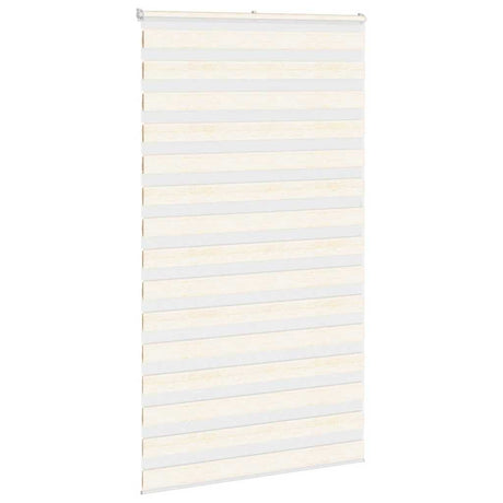 Vidaxx Zebra-Rollo 130x200 cm Stoffbreite 125,9 cm Marmorbeige