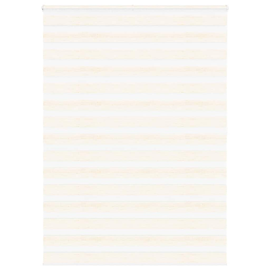 Vidaxl Zebra Roller Blind 155x200 cm Stoffbreite 150,9 cm Marmerbeige